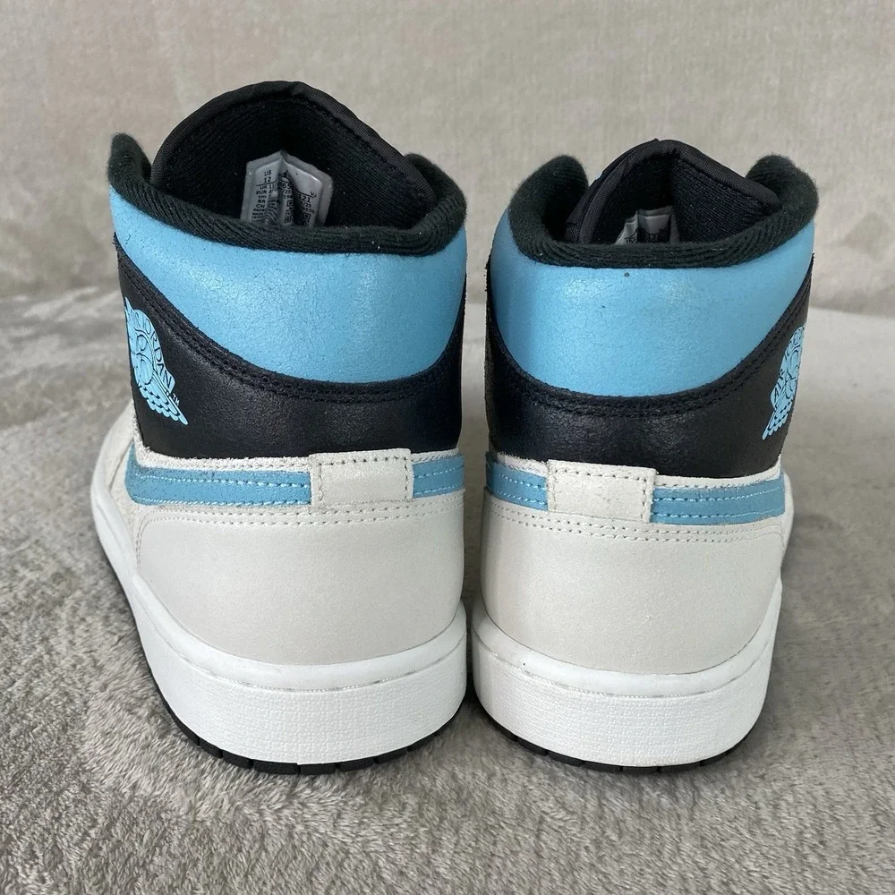 Jordan 1 Mid SE Shoes Mens Sneaker Size 12 Blue Chill Leather Basketball New